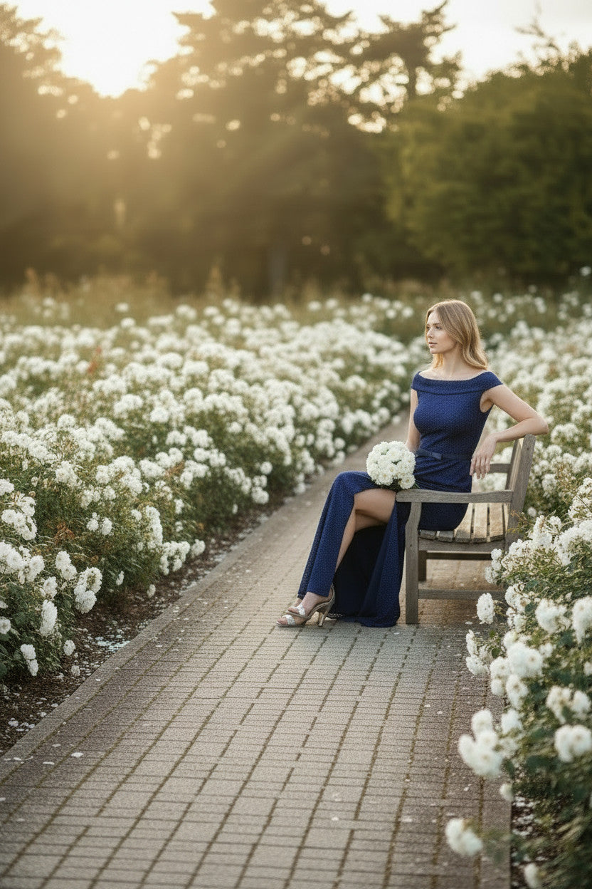 MIYA Lace Mother of Bride Long Gown