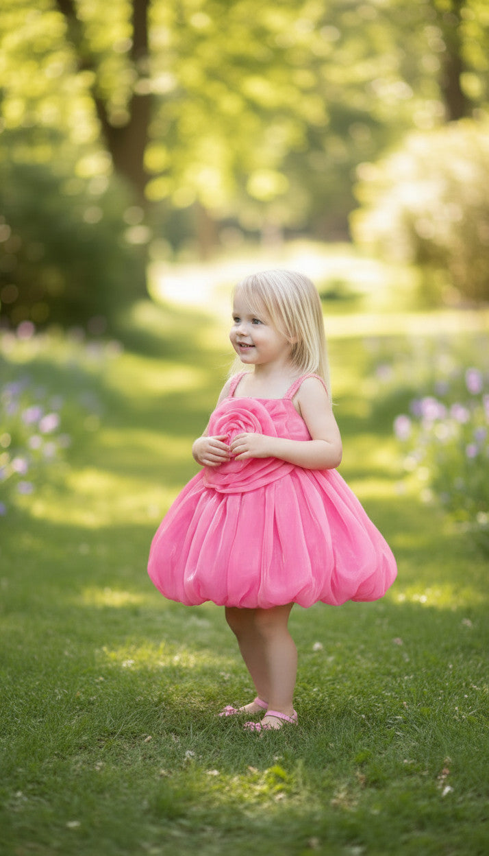 Kate Balloon Strappy Kids dress