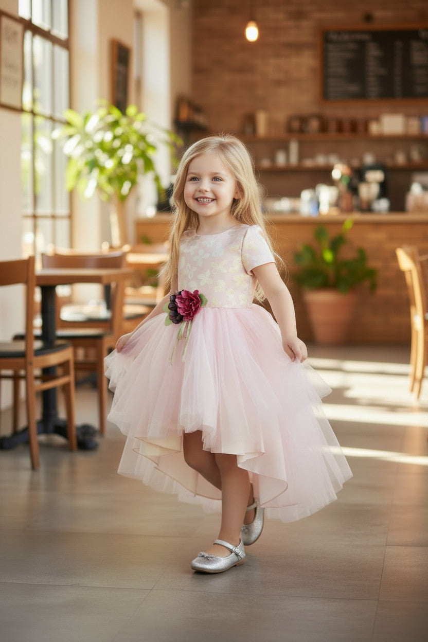Susan High Low Baby Dress