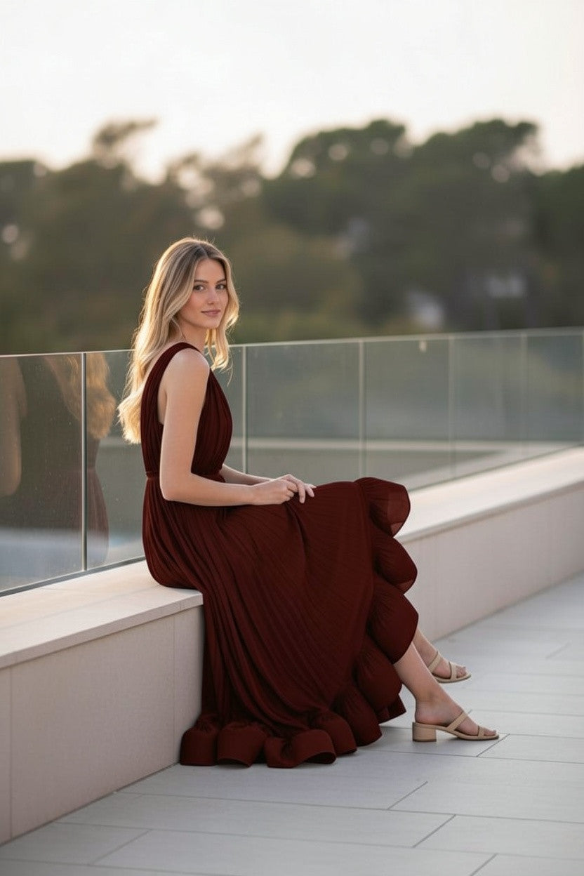 CELESTE  High Low Gown