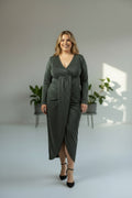 NANCY Shimmer black Plus size Dress