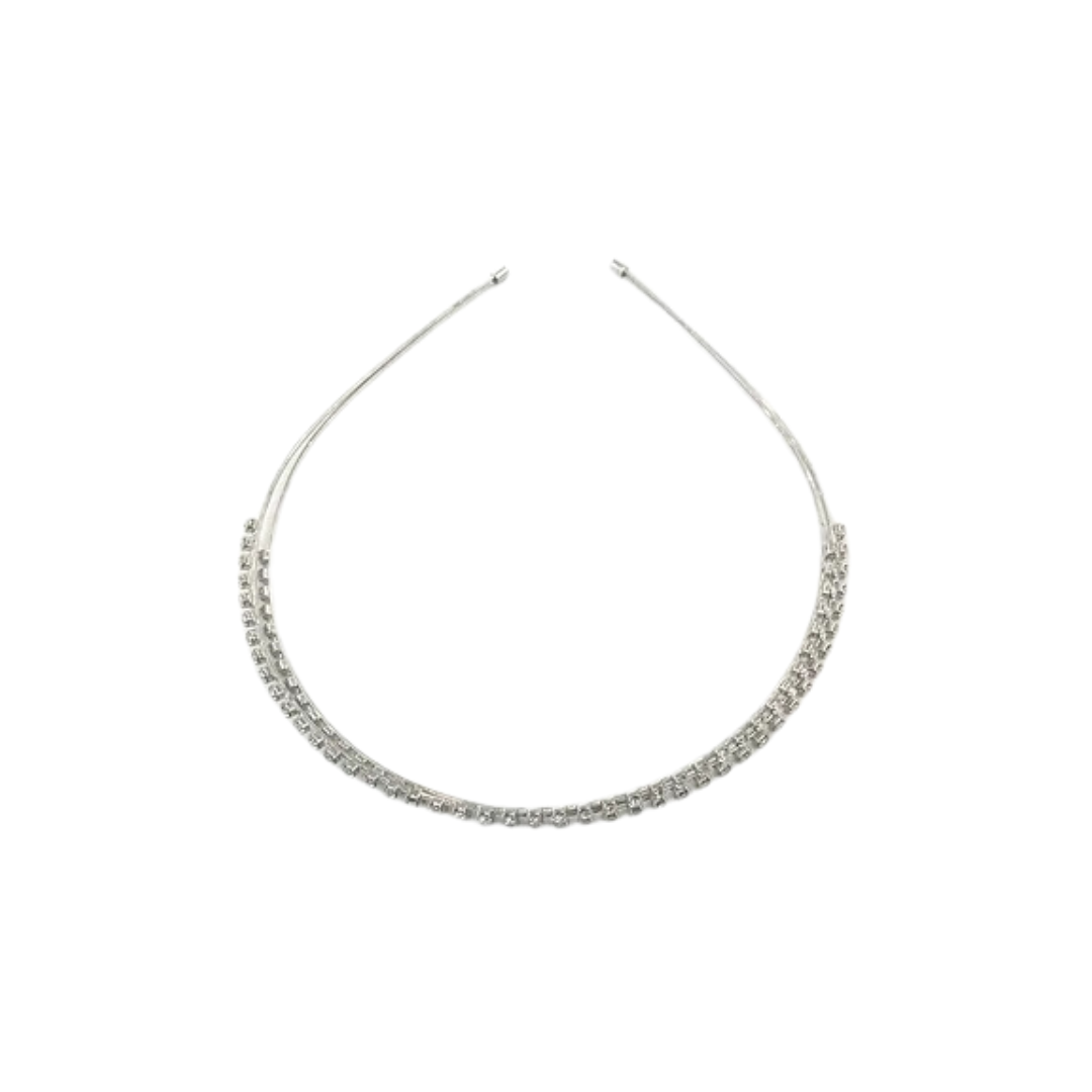SILVER DIAMOND KIDS HEADBAND image 0
