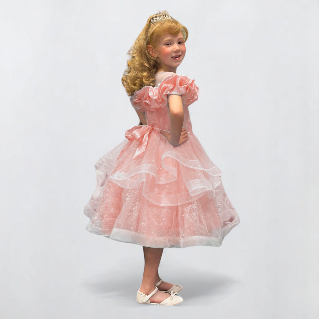 LISA MULTI LAYER PUFFY DRESS - ROSE PINK image 3