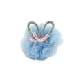BUNNY EAR DIAMANTE HAIR CLIP BLUE image 0