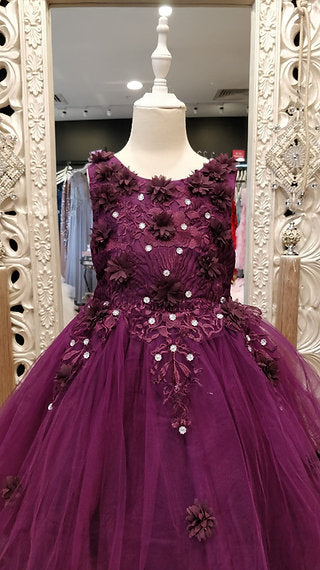 PATRICIA PURPLE DRESS image 1