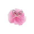 CAT EAR DIAMANTE HAIR CLIP PINK image 0