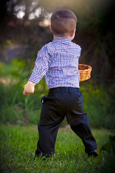 BOYS BLACK SUIT image 7