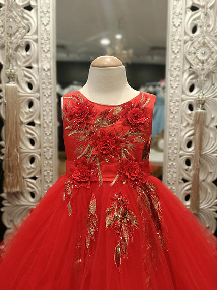 ALORA RED DRESS image 1