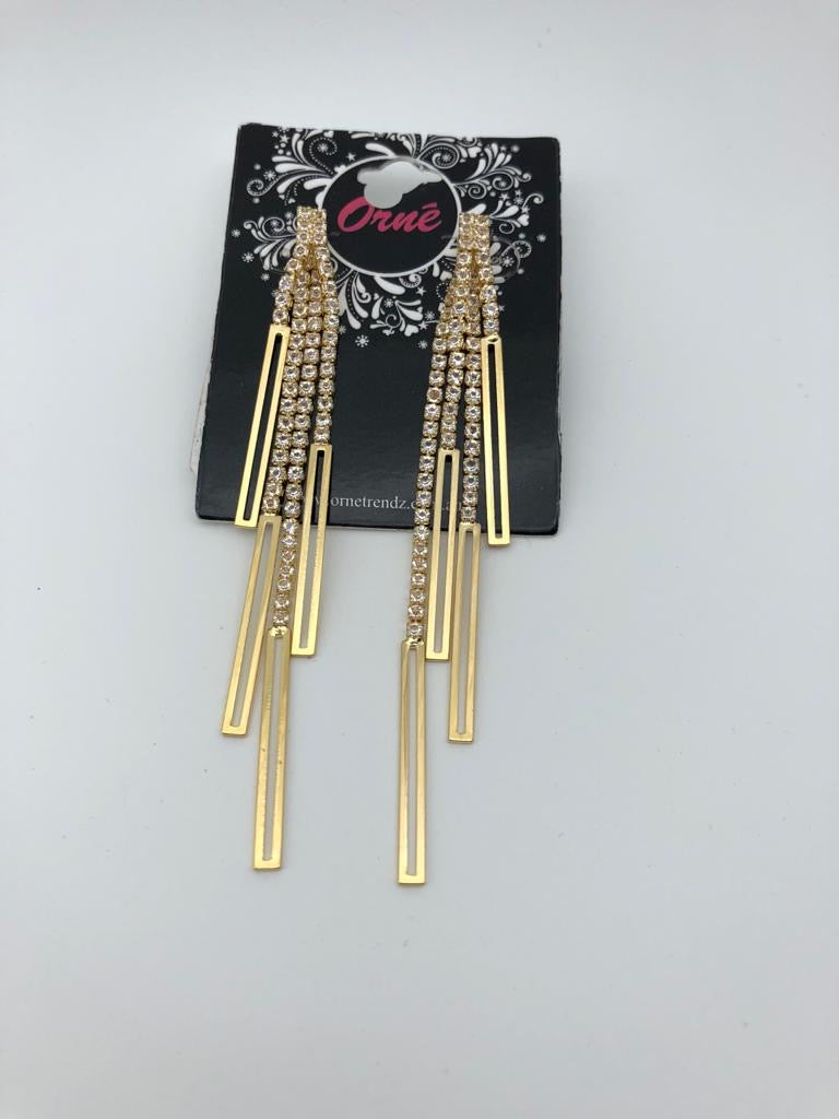 SYMPHONY MULTI STRINGS LAYERED EARRINGS image 0