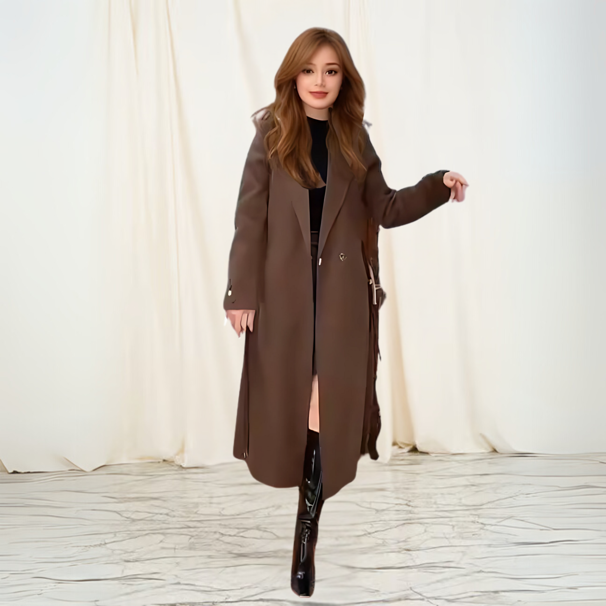 VICTORIA FUR COAT OUTERWEAR image 1