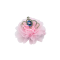 PEPPA CROWN HAIR CLIP PINK image 0