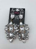 STONE CUSTER SILVER EARRINGS image 0