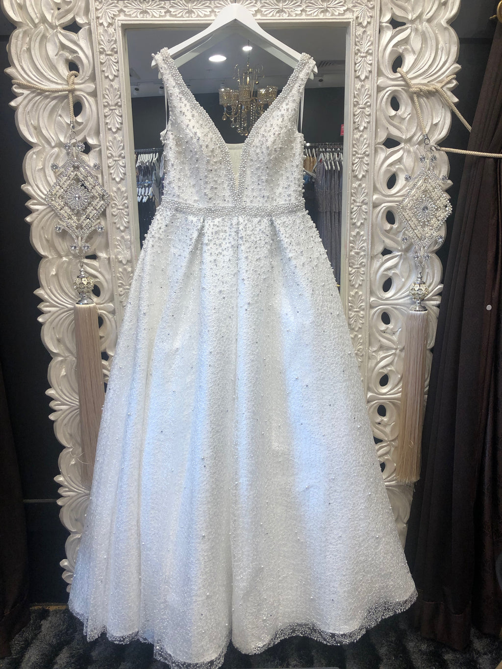 FULL PEARL GOWN image 2